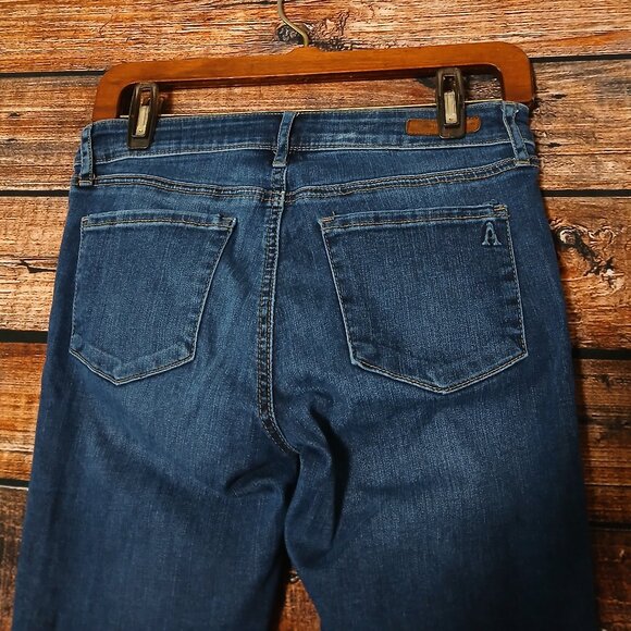 Articles Of Society Jeans 25 Karen Crop Skinny Ankle Delray Blue Denim Stretch - Picture 5 of 12